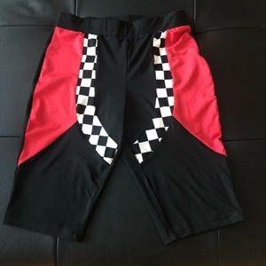 Race car styled shorts